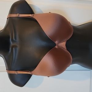 Soma Vanishing Back Full Coverage Brown Mauve Bra Size 34D
